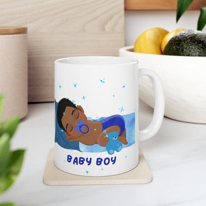 Baby Boy Mug – Cute Baby Shower & New Baby Gift (11oz, 15oz)