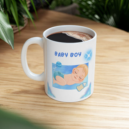 Sweet Baby Boy Mug – Baby Shower & New Baby Gift (11oz, 15oz)