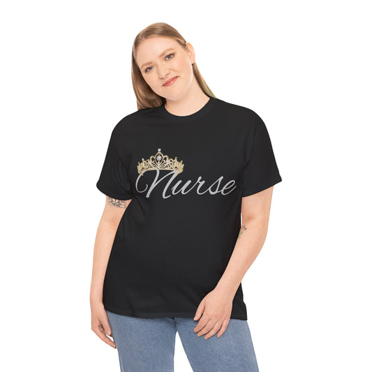 Nurse Crown T-Shirt – Gold Crown Nurse Gift