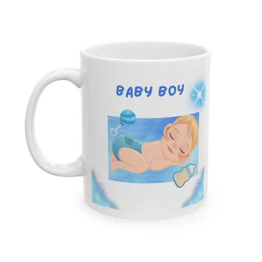 Sweet Baby Boy Mug – Baby Shower & New Baby Gift (11oz, 15oz)