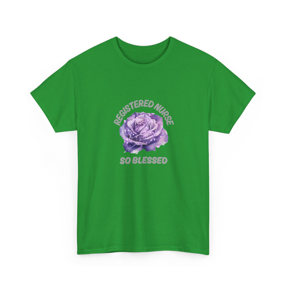 Registered Nurse So Blessed T-Shirt – Purple Rose RN Gift