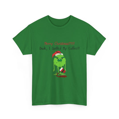 I Spilled My Coffee T-Shirt – Funny Christmas Tee