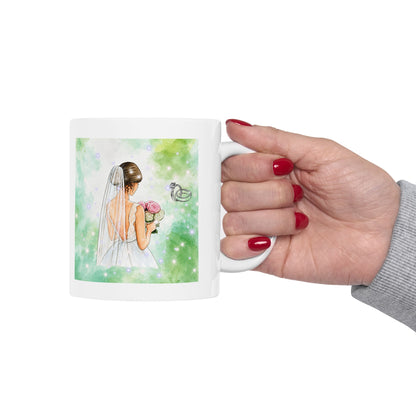 Bride to Be Watercolor Mug – Bridal Shower & Wedding Gift (11oz, 15oz)
