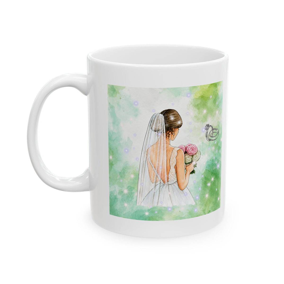 Bride to Be Watercolor Mug – Bridal Shower & Wedding Gift (11oz, 15oz)