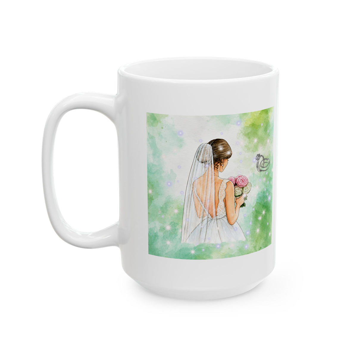 Bride to Be Watercolor Mug – Bridal Shower & Wedding Gift (11oz, 15oz)