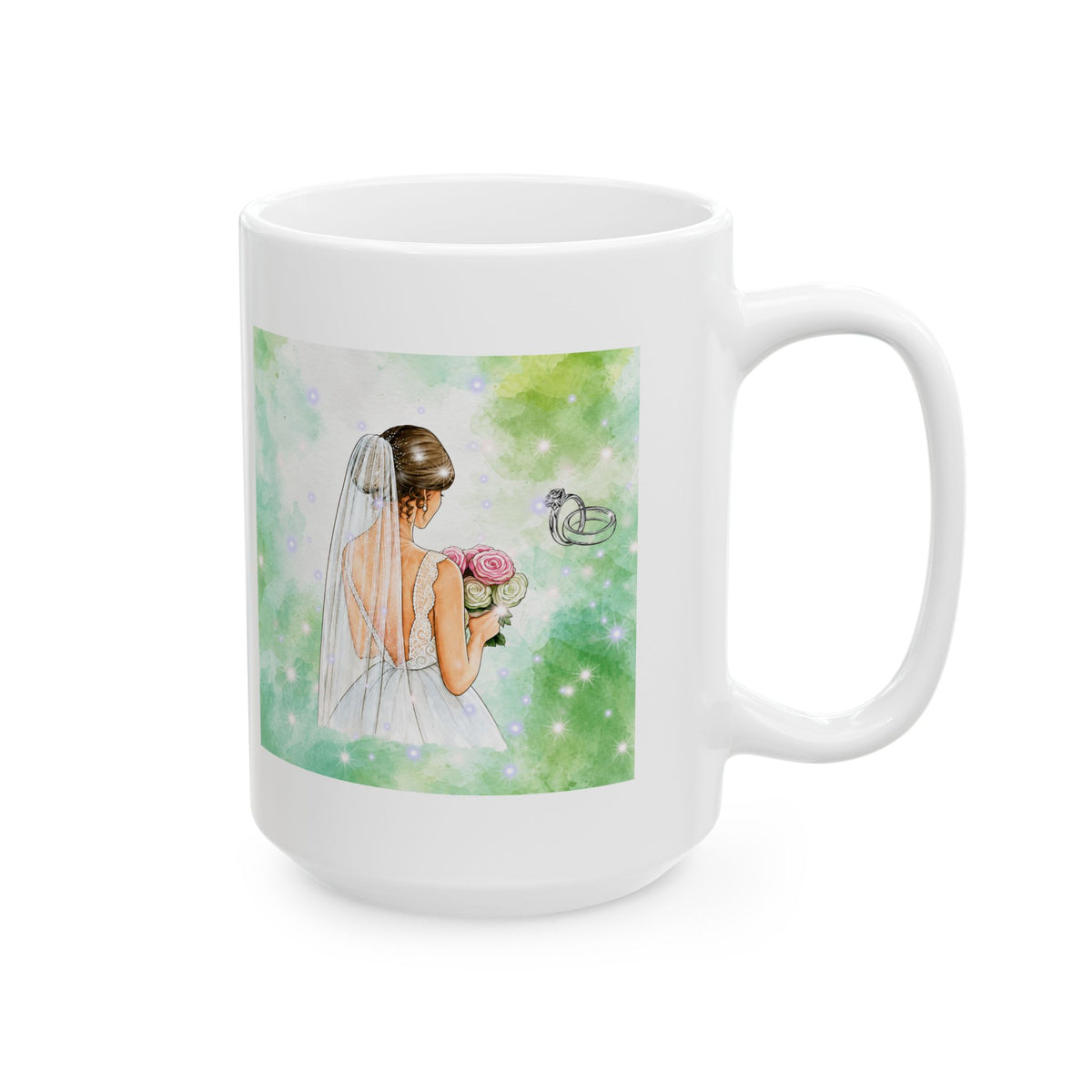 Bride to Be Watercolor Mug – Bridal Shower & Wedding Gift (11oz, 15oz)