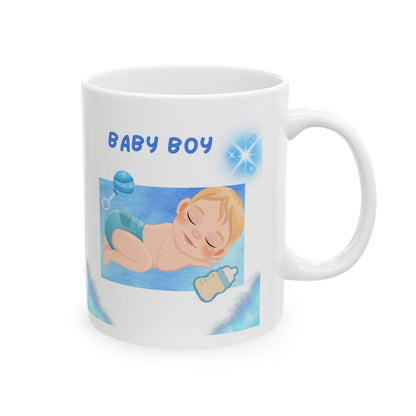Sweet Baby Boy Mug – Baby Shower & New Baby Gift (11oz, 15oz)