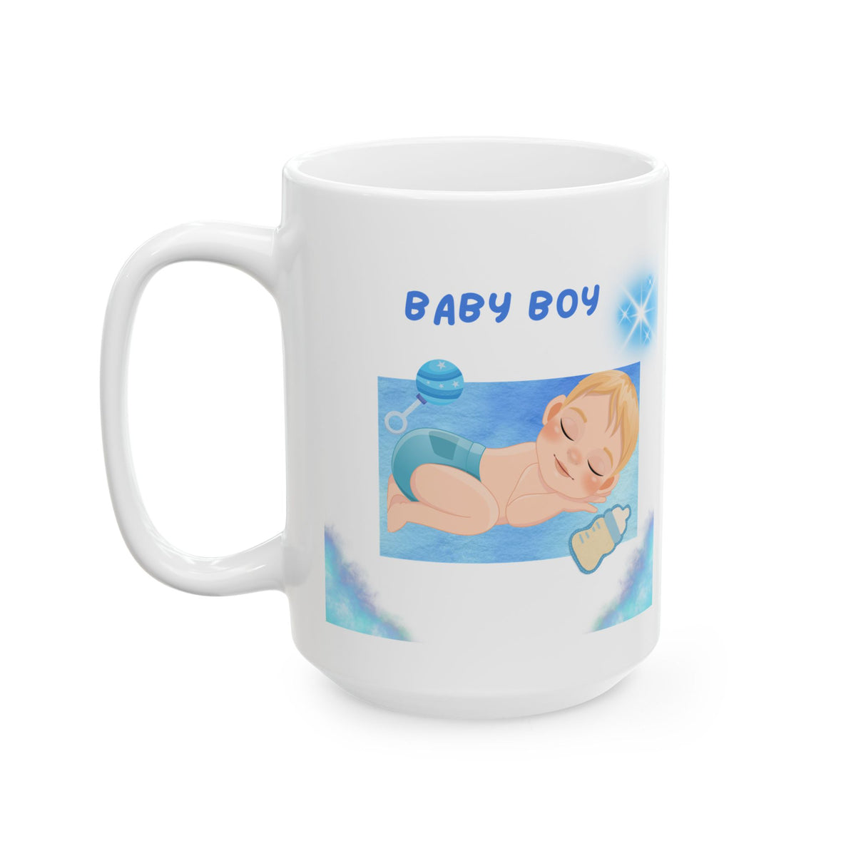 Sweet Baby Boy Mug – Baby Shower & New Baby Gift (11oz, 15oz)