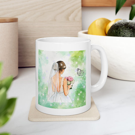 Bride to Be Watercolor Mug – Bridal Shower & Wedding Gift (11oz, 15oz)
