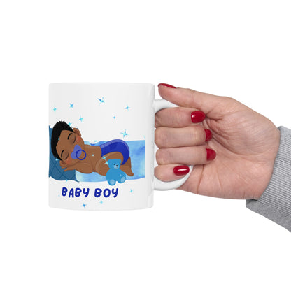 Baby Boy Mug – Cute Baby Shower & New Baby Gift (11oz, 15oz)